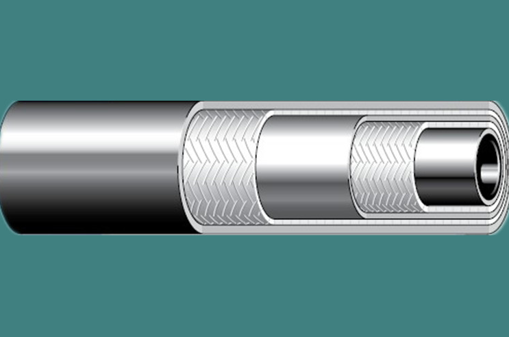 厂家直供液压管件 编织缠绕增强层派克恒压451TC-8 耐磨Twin胶管