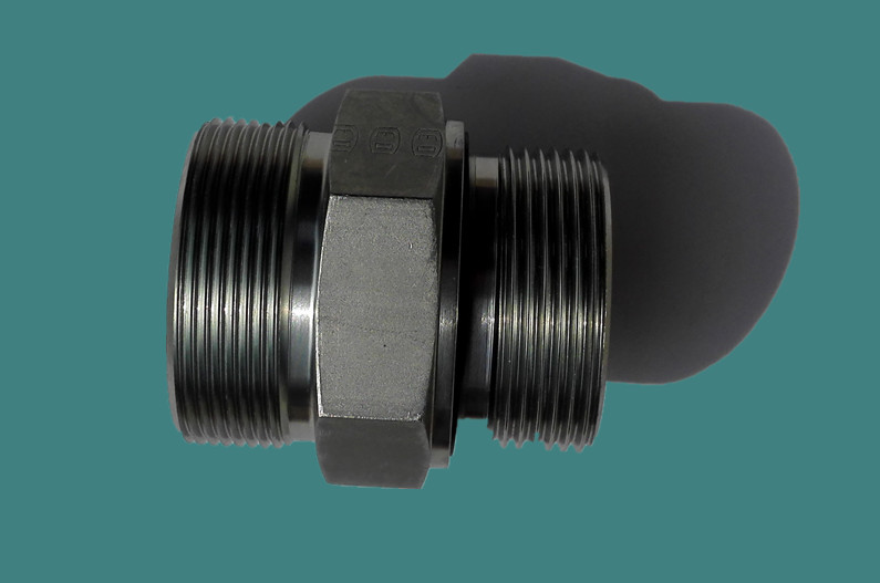 现货供应派克直通接头G06SCFX EO24°锥 碳钢无六价铬镀锌