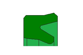 气动活塞杆密封JS105