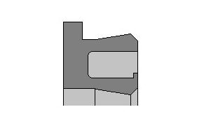 轴用四氟乙烯旋转密封JR117