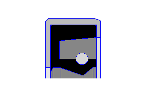 旋转骨架单唇密封JR202