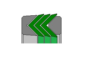 单作用活塞杆密封JS110-112